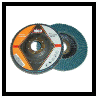 <b>Flap Disc 4 1/2\" G40</b> - <i>RIGO</i> Zirc 230mm